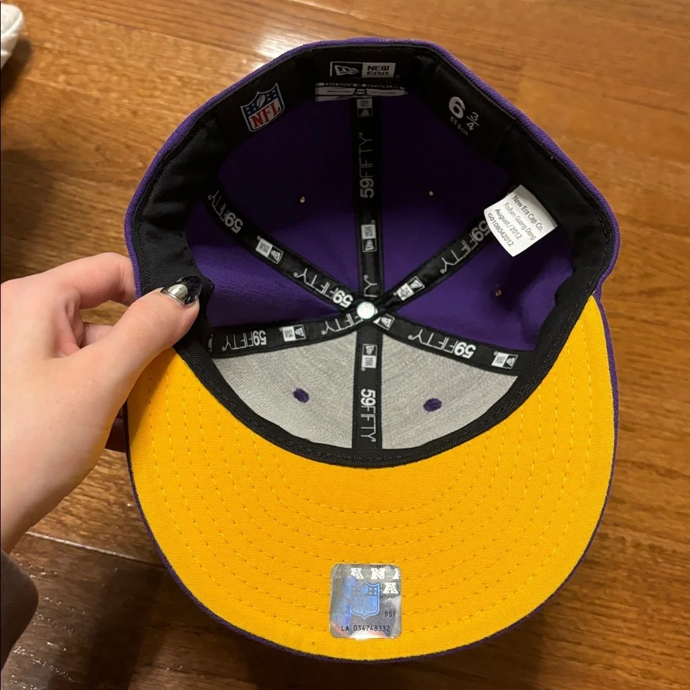 Men's Minnesota Vikings New Era Purple Omaha 59FIFTY Fitted Hat 53.9cm